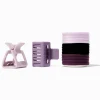 Purple Athletic Hair Claws & Hair Ties - 14 Pack