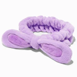 Purple Bunny Makeup Bow Headwrap