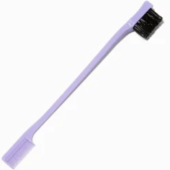 Purple Dual-Ended Edge & Smoothing Hair Brush