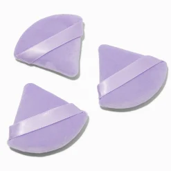 Purple Makeup Powder Puff Set - 3 Pack