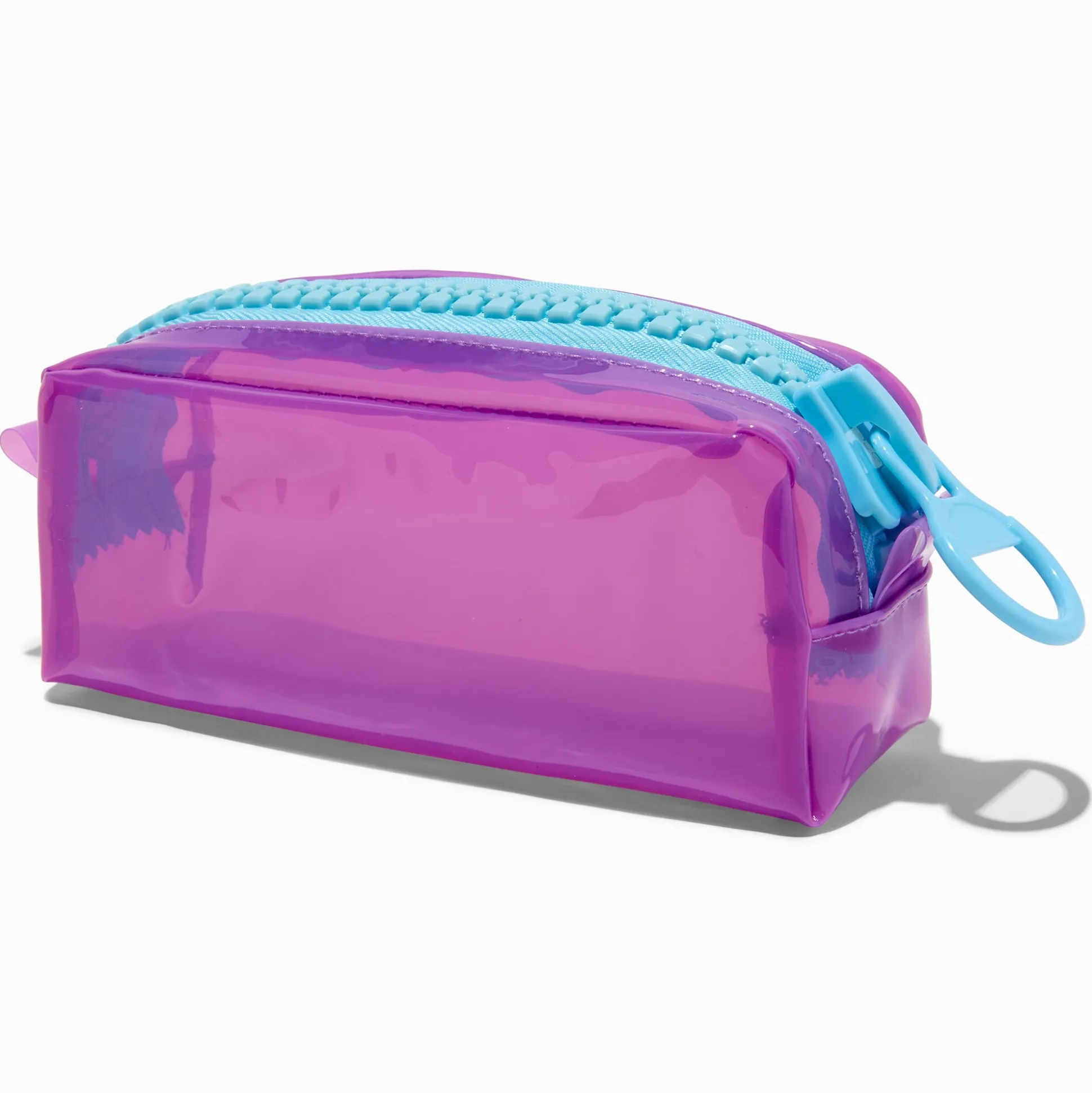 Purple Neon Colorblock Pencil Case