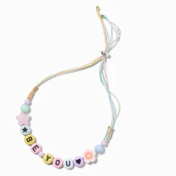 "Be You" Beaded Adjustable Bracelet