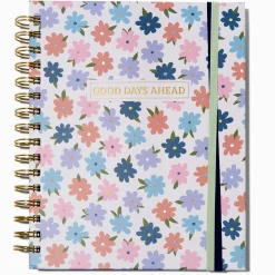 "Good Days Ahead" Floral Weekly Planner