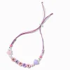 "Happy" Braided Adjustable Bracelet
