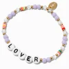 "Lover" Beaded Stretch Bracelet