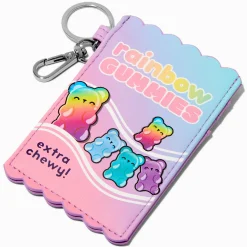 Rainbow Gummies Mini Mart Keychain Card Case
