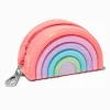 Rainbow Jelly Coin Purse Keychain