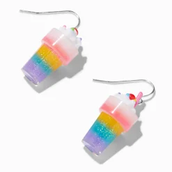 Rainbow Milk 1" Drop Earrings
