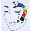 Rainbow, Pot of Gold, & Shamrock Face Stickers