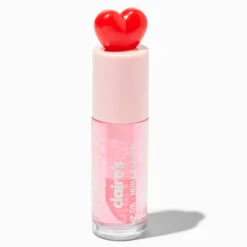 Red Heart Pink Lip Oil