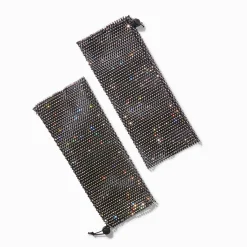 Rhinestone Covered Short Arm Warmers