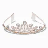 Rose Gold Rhinestone Bianca Tiara