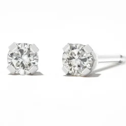 Round Diamond Stud Earrings 1/5 ct. tw. 14kt White Gold