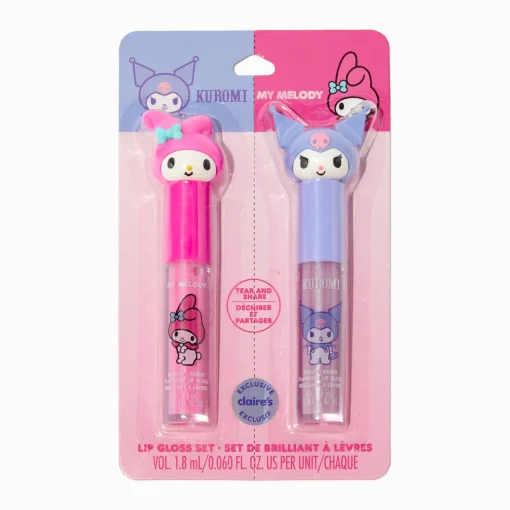 Sanrio® Claire's Exclusive My Melody™ & Kuromi™ Lip Gloss Set - 2 Pack