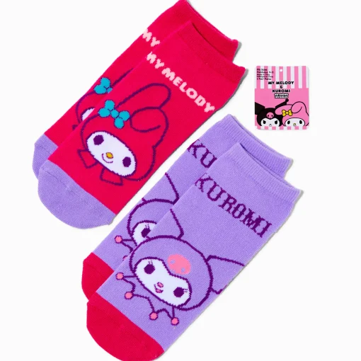 Sanrio® My Melody™ & Kuromi™ No-Show Socks - 2 Pack