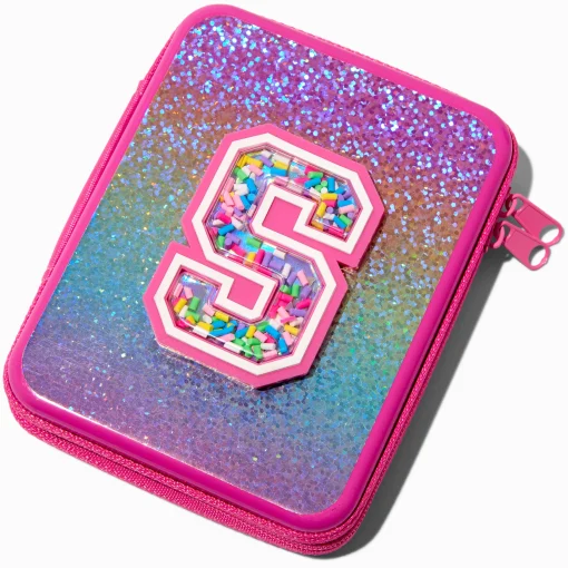 Shaker Initial Makeup Tin - S