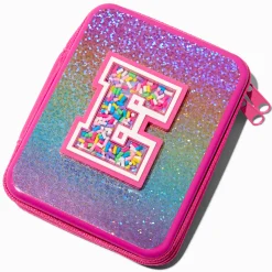 Shaker Initial Makeup Tin - E