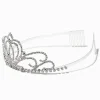 Silver Crystal Andrea Tiara