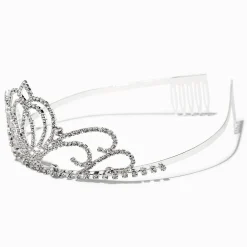 Silver Crystal Andrea Tiara