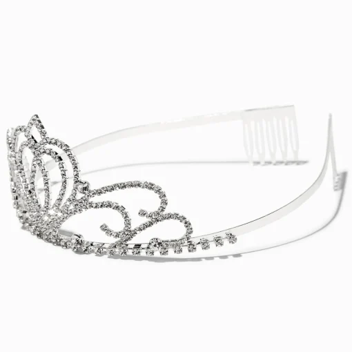 Silver Crystal Andrea Tiara