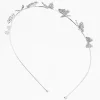 Silver Pavé Butterfly Headband