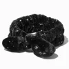 Silver Star Black Furry Makeup Bow Headwrap