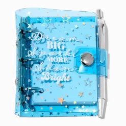 Silver Stars Inspirational Mini Journal Notebook