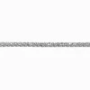 Silver-tone Cubic Zirconia Tennis Choker Necklace