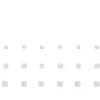 Silver-tone Graduated Crystal Square Stud Earrings - 9 Pack