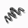 Silver-tone Metal Squiggle Hair Claw