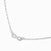 Silver-tone Mini Infinity Pendant Necklace
