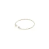 Silver-tone Stainless Steel Braided Faux Nose Ring