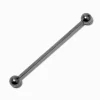 Silver-tone Titanium 14G Industrial Bar