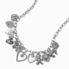 Silver-tone Uptown Charm Paperclip Chain Necklace