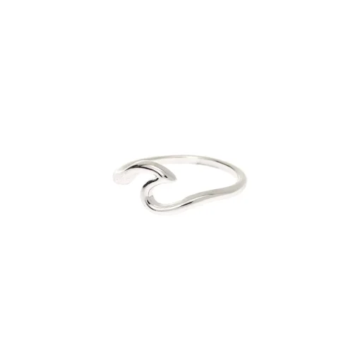 Silver-tone Wave Ring