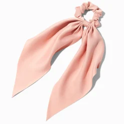 Small Blush Pink Hair Scrunchie Scarf