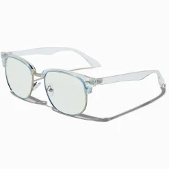 Solar Blue Light Reducing Light Blue Clear Lens Frames