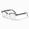 Solar Blue Light Reducing Black Glitter Browline Clear Lens Frames