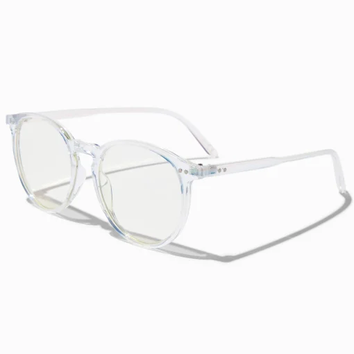 Solar Blue Light Reducing Holographic Clear Lens Frames