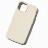 Solid Ivory Silicone Phone Case - Fits iPhone® 13/14/15 Pro
