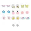 Spring Mix Stud Earrings - 10 Pack