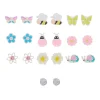 Spring Mix Stud Earrings - 10 Pack