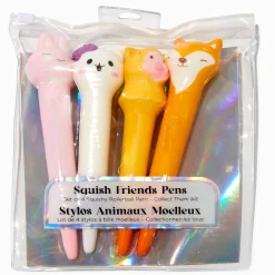 Squish Friends Rollerball Pen Set - 4 Pack