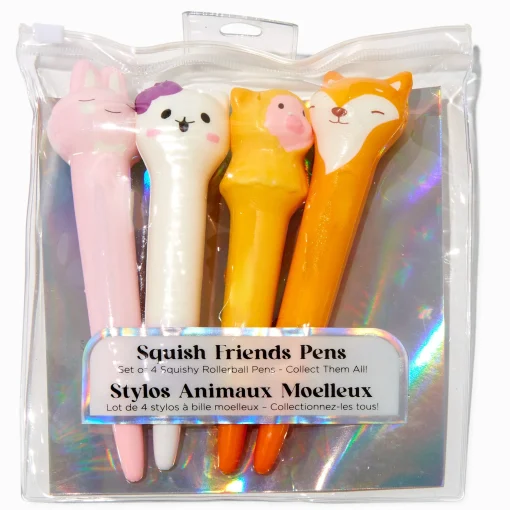 Squish Friends Rollerball Pen Set - 4 Pack