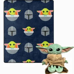 Star Wars™: The Mandalorian Hugger Pillow & Silk Touch Throw Set