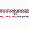Stars & Stripes Butterfly Choker Necklaces - 2 Pack