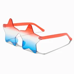 Stars & Stripes Red, White & Blue Star Sunglasses