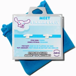 Sterling Silver Cinnamoroll™ Claire's Exclusive Enamel Stud Earrings