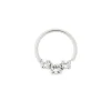 Sterling Silver 20G Crystal Cartilage Hoop Earring