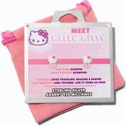 Sterling Silver Hello Kitty® and Friends Enamel Stud Earrings